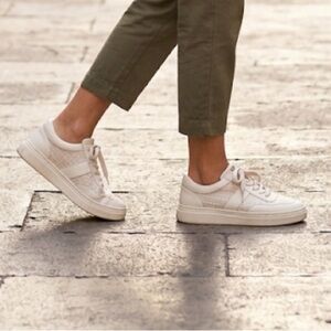 Stuart Weitzman White Athletic Shoes